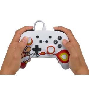 PowerA Enhanced Wired Controller for Nintendo Switch - Fireball Mario - image