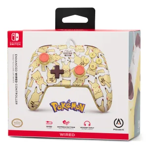 PowerA Enhanced Wired Controller for Nintendo Switch Pikachu Blush - image
