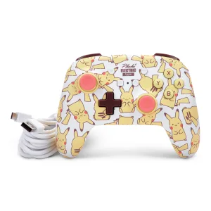PowerA Enhanced Wired Controller for Nintendo Switch Pikachu Blush - image