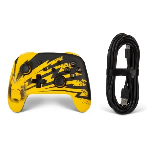 PowerA Enhanced Wired Controller for Nintendo Switch - Pok mon: Pikachu Lightning Lightning Pikachu - image