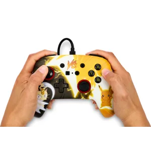 PowerA Enhanced Wired Controller for Nintendo Switch - Pok mon: Pikachu vs. Meowth Pok mon: Pikachu vs. Meowth - image