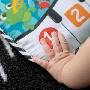 Baby Einstein Ocean Explorers Neptune's Kick & Explore Musical Kick Pad & Crib Toy for Ages 0 Months and up - Neptune