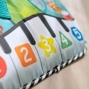 Baby Einstein Ocean Explorers Neptune's Kick & Explore Musical Kick Pad & Crib Toy for Ages 0 Months and up - Neptune