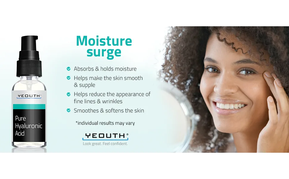 Yeouth Pure Hyaluronic Acid 1 fl oz (30 ml) - HA Pure