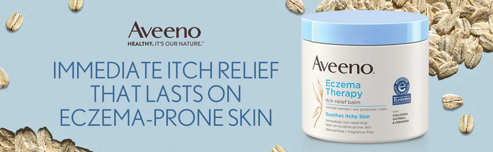 Aveeno Eczema Therapy Itch Relief Balm with Colloidal Oatmeal - Free Moisturizing Skin Protectant Cream  - 11 oz  - unspecified