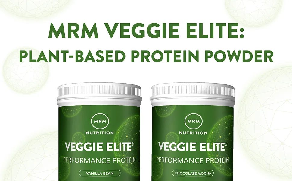 MRM Veggie Elite Performance Protein Chocolate Mocha 39.2 oz (1110 g) - vegetable protein shakes