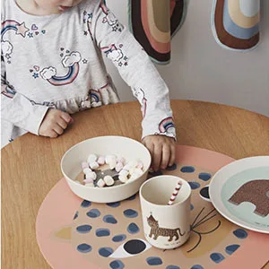 OYOY Mini - Placemat - Penguin - Table.