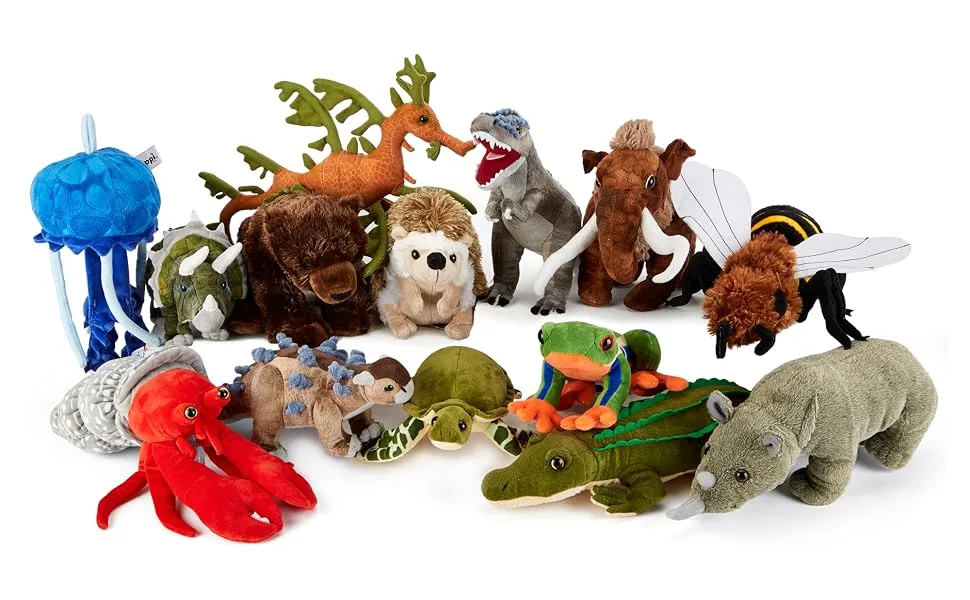 Zappi Co Ultra Soft Ankylosaurus Dinosaur Plush Toy (32cm Depth) - Safari Collection Perfect for Kids Realistic Lifelike - Zappi