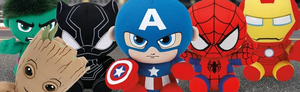 TY Marvel Avengers Groot Squish-A-Boo 10 Inches | Licensed Squishy Beanie Baby Soft Plush Marvel Toys | Collectible Cuddly Stuffed Teddy Groot 10 Inches - product information 2
