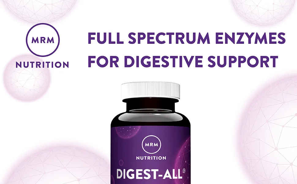 MRM Digest-All 100 Vegetarian Capsules - digestive vitamins