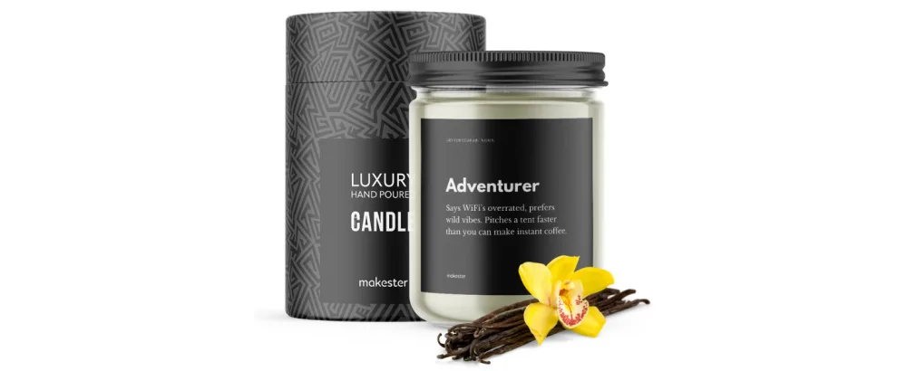 German Pointer Candle - 220g Soy Wax with Madagascan Vanilla Jasmine & Sugared Almond - German Pointer Gift - Dog Lover Candles by Makester - Hobby Candle
