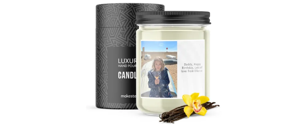 Pointer Candle - 220g Soy Wax with Madagascan Vanilla Jasmine & Sugared Almond - Pointer Gift for Christmas or Birthday - Dog Lover Candles by Makester - Personalised Candle