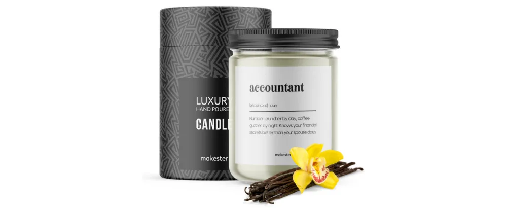 Pointer Candle - 220g Soy Wax with Madagascan Vanilla Jasmine & Sugared Almond - Pointer Gift for Christmas or Birthday - Dog Lover Candles by Makester - Profession Candle