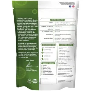 MRM Raw Spirulina Powder 8.5 oz (240 g) - product information 5