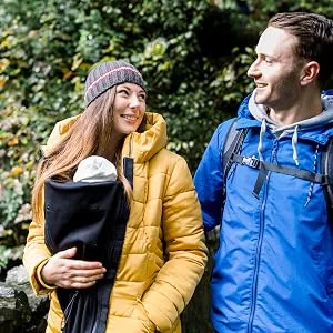 Zip Us In Maternity Jacket Expander Panel - Coat Extender to Expand Your own Jacket Through Pregnancy and for Babywearing with a Carrier One Size Single Coil Panel - Zip Length (65cm) - Babywearing jacket expander panel