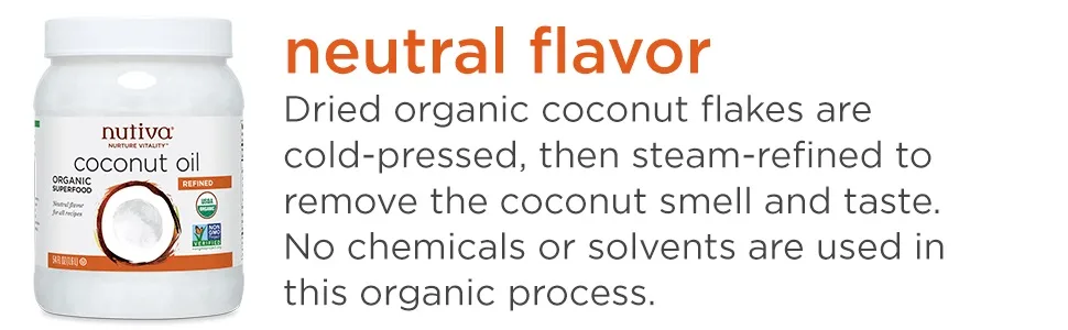 Nutiva Organic Coconut Oil Refined  54 fl oz (1.6 l) - neutral flavor