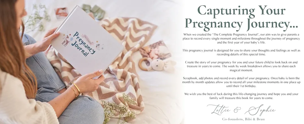 Pregnancy Journal and Memory Book Gift Pregnancy Diary for Expecting New Mums - Includes Calendar Scrapbook Checklist and Organiser (Baby Animals) - pregnancy book