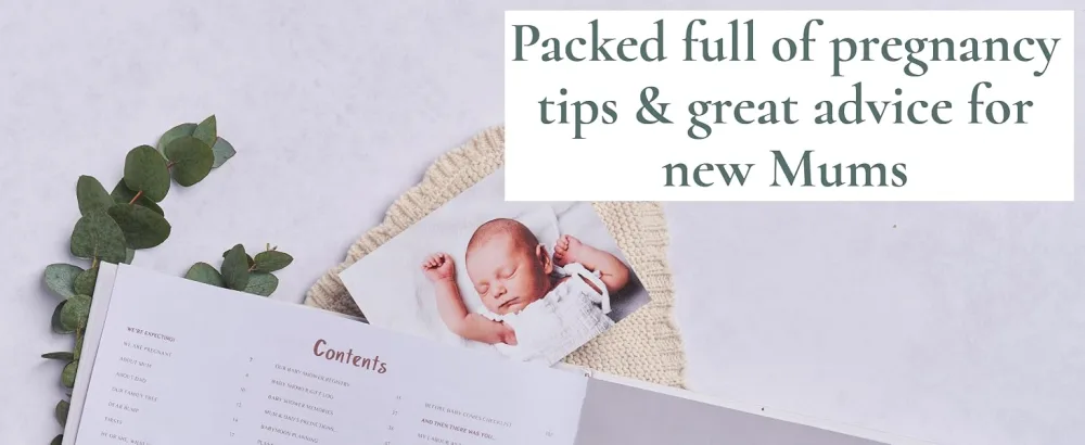 Pregnancy Journal and Memory Book Gift Pregnancy Diary for Expecting New Mums - Includes Calendar Scrapbook Checklist and Organiser (Baby Animals) - pregnancy gift