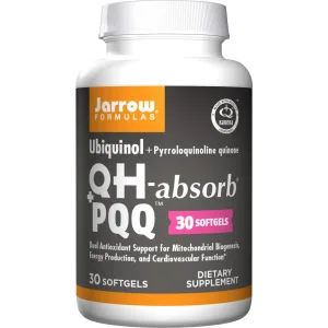Jarrow Formulas Ubiquinol QH-Absorb + PQQ 30 Softgels - product information 1