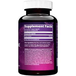 MRM Nutrition Pregnenolone 50 mg 60 Vegan Capsules - product information 3