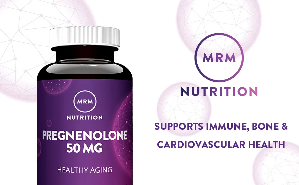 MRM Nutrition Pregnenolone 50 mg 60 Vegan Capsules - MRM Nutrition