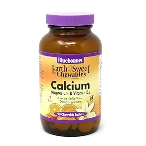 Bluebonnet Nutrition Liquid Calcium Magnesium Citrate Plus Vitamin D3 Natural Blueberry Flavor 16 fl oz (472 ml) - Chewable Calcium