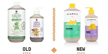Alaffia Kids Bubble Bath Eucalyptus Mint 32 fl oz (950 ml) - look