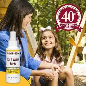 NutriBiotic Skin & Wound Spray with Grapefruit Seed Extract 4 fl oz (118 ml) - Skin & Wound Spray - 1005 - image