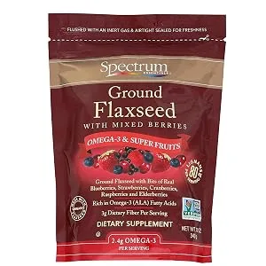 Spectrum Essentials Ground Flaxseed with Mixed Berries 12 oz (340 g) - product information 1