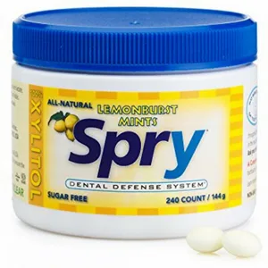 Xlear Spry Lemonburst Mints Sugar Free 240 Count (144 g) - product information 3