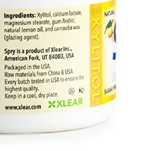Xlear Spry Lemonburst Mints Sugar Free 240 Count (144 g) - product information 7