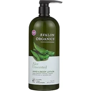 Avalon Organics Hand & Body Lotion Aloe Unscented 32 oz (907 g) - aloe