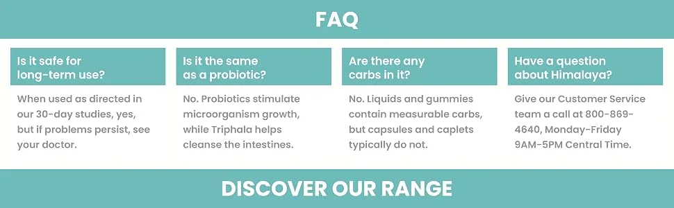 Himalaya Triphala 60 Caplets - Triphala FAQ