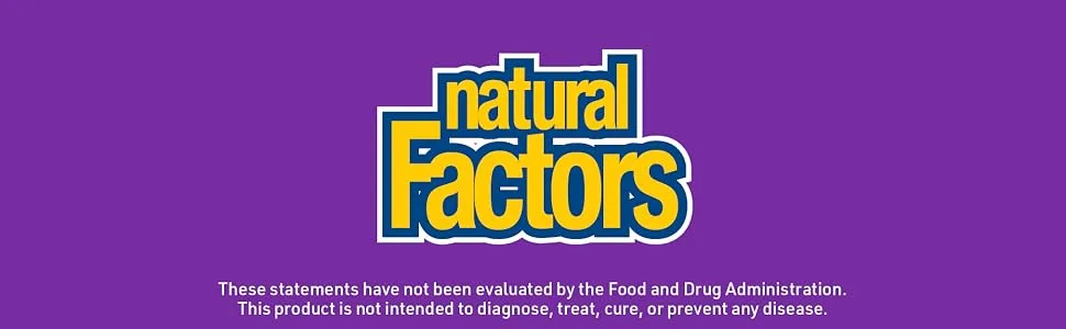 Natural Factors 100% Natural Fruit Chew Vitamin C Blueberry Raspberry and Boysenberry 500 mg 180 Chewable Wafers - Natural Factors Logo