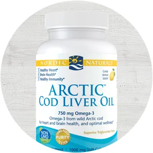 Nordic Naturals Arctic Cod Liver Oil Lemon 1000 mg 180 Soft Gels - product information 2