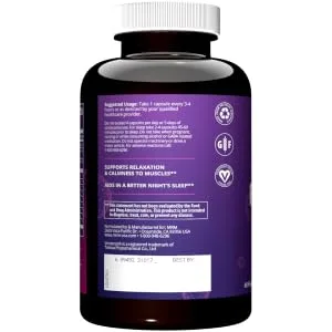 MRM Relax-All Calm & Sleep 60 Vegan Capsules - product information 5