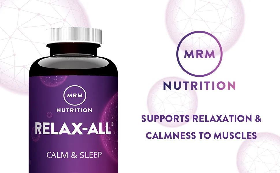 MRM Relax-All Calm & Sleep 60 Vegan Capsules - MRM Nutrition
