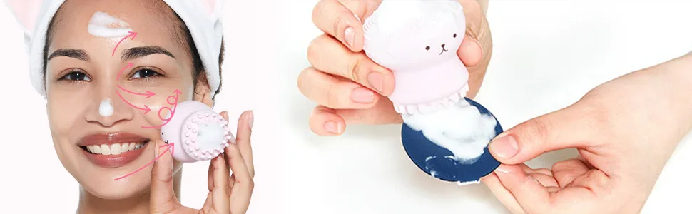 Etude House My Beauty Tool Exfoliating Jellyfish Silicon Brush 1 Brush - product information 5