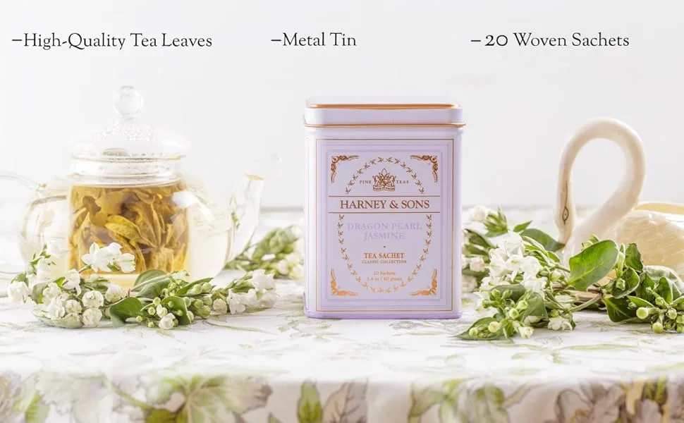Harney & Sons Fine Teas Chamomile Herbal 20 Sachets 0.9 oz (26 g) - Classics