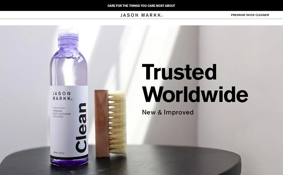 Jason Markk Unisex Premium Shoe Cleaning Kit Repellent Brush for Sneakers One size - product information 1