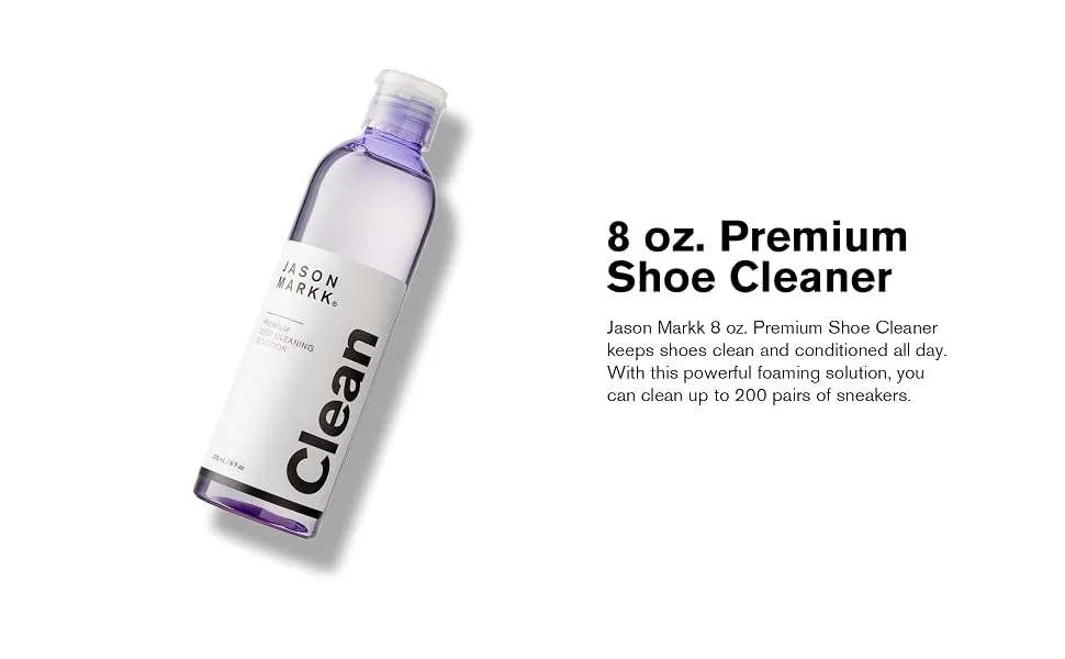 Jason Markk Unisex Premium Shoe Cleaning Kit Repellent Brush for Sneakers One size - product information 2