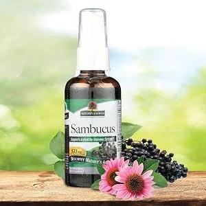Nature's Answer Sambucus Black Elder Berry Extract Spray Alcohol-Free 2 fl oz (60 ml) - product information 2