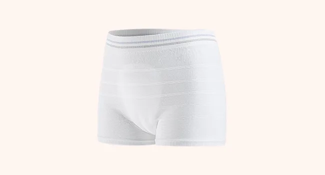 HANSILK Maternity Knickers Disposable Postpartum Underwear Breathable & Stretchable Maternity Pants for Maternity/C-Section Recovery/Incontinence/Travel XL White 3pcs - Disposable Maternity Knickers