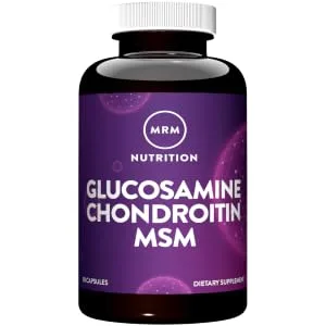 MRM Nutrition Glucosamine Chondroitin MSM 90 Capsules - product information 4