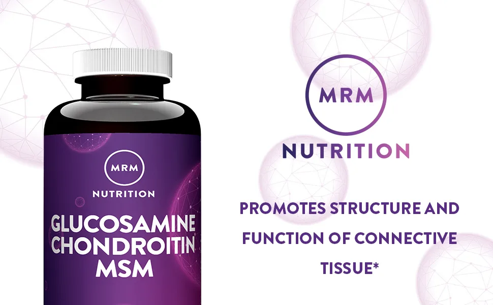MRM Nutrition Glucosamine Chondroitin MSM 90 Capsules - MRM Nutrition