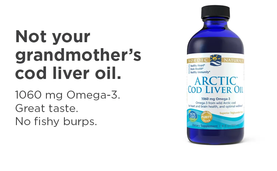 Nordic Naturals Arctic Cod Liver Oil 8 fl oz (237 ml) - product information 5