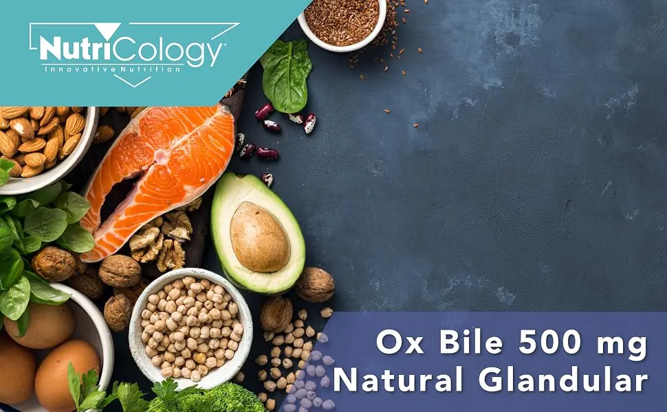 Nutricology Ox Bile 500 mg 100 Vegicaps - Nutricology 50850