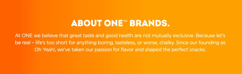 One Brands One Bar Lemon Cake 12 Bars 2.12 oz (60 g) Each - One Bar, One, One Protein Bar, Protein Bar, About Us