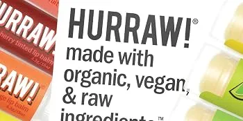 Hurraw! Balm Lip Balm Unscented .15 oz (4.3 g) - Hurraw Lip Balm
