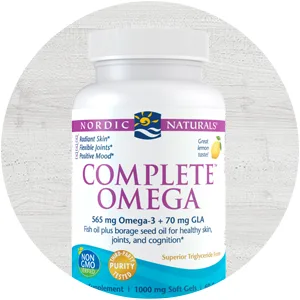 Nordic Naturals Complete Omega Lemon 1000 mg 180 Soft Gels - Complete Omega